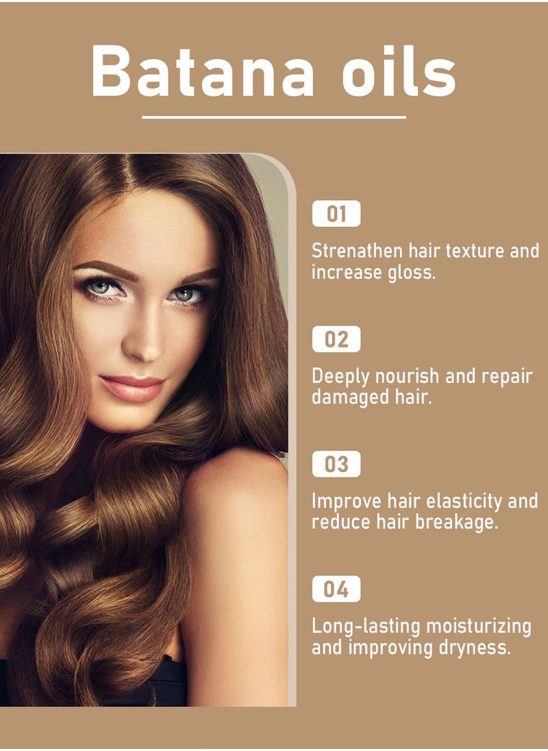 HOEGOA - Batana Oil Cream for Hair Growth - Natural Orangic Batana Oil for Preventing Hair Loss,Restoring Damaged Hair and Moisturizing Hair.4.23OZ - Image 1