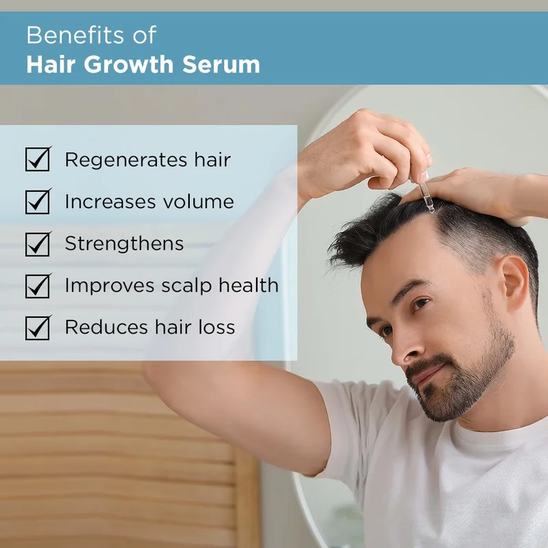 The Man Company  Hair Growth Serum for Men (30ml) with 3% Redensyl 4% Anagain 3% Biacapil | Stimulates Hair Growth | Prevents Hair Fall | Improves Hair Strength for Men | Best Price UAE