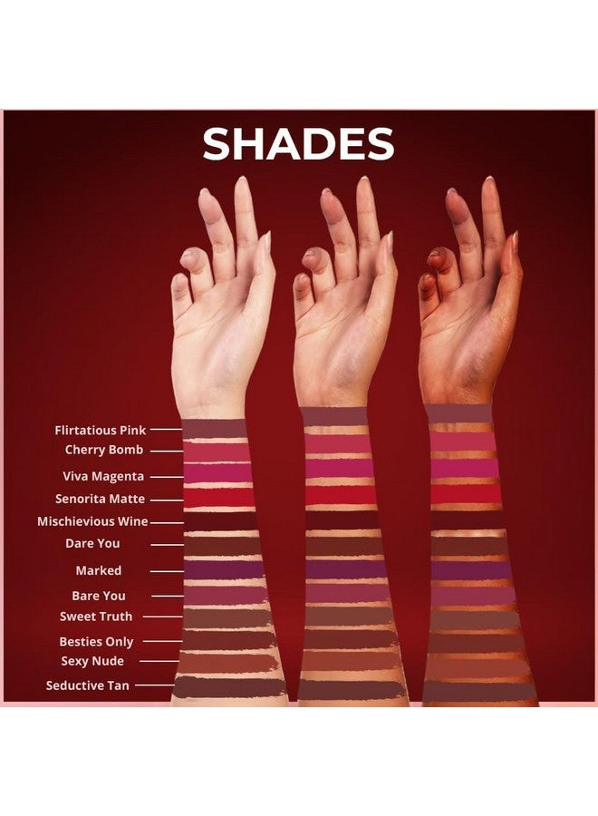 Colorbar Take Me As I Am Vegan Matte Refill Viva Magenta-[007] - Image 4