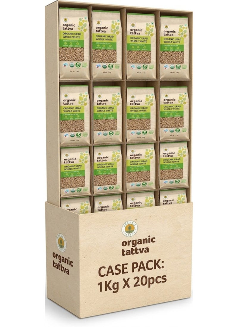 Organic Tattva عدس أوراد عضوي كامل أبيض - Image 2