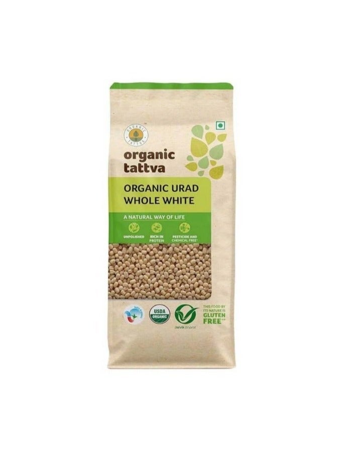 Organic Tattva عدس أوراد عضوي كامل أبيض - Image 1