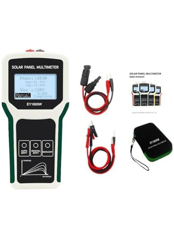 EY 1800W Solar Panel Tester Multimeter LCD Display 20 120V Voltage 0 60A Current - Image 4