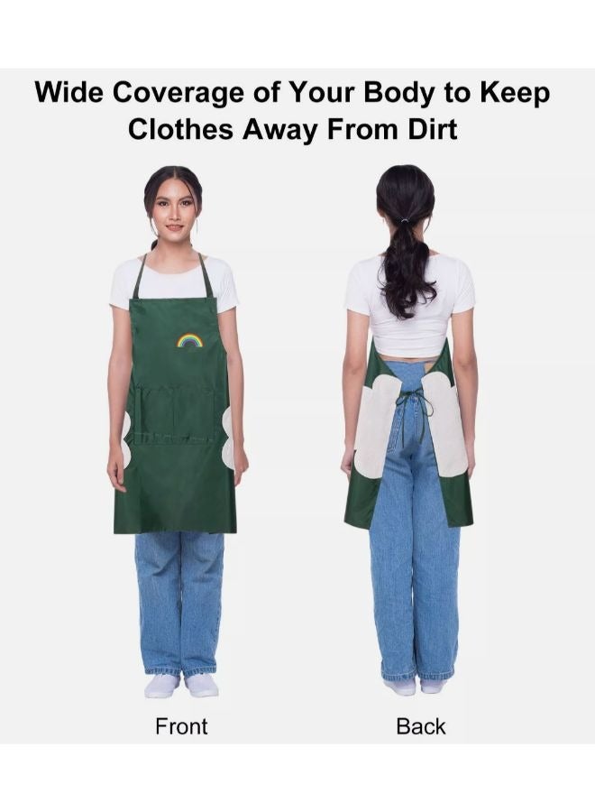 مريلة مطبخ مقاومة للزيت، مريلة عمل نادل، مريلة طعام مقاومة للماء - Image 5