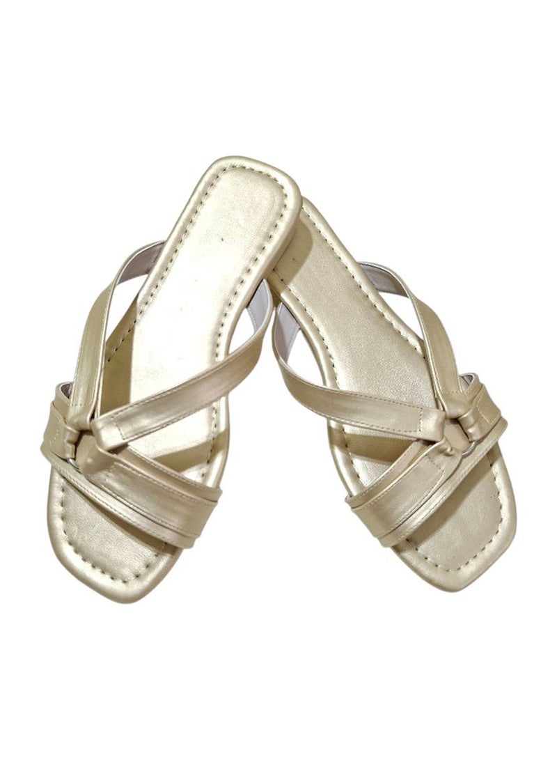 Karisma Flat Simple Design Strappy Slippers - Image 1