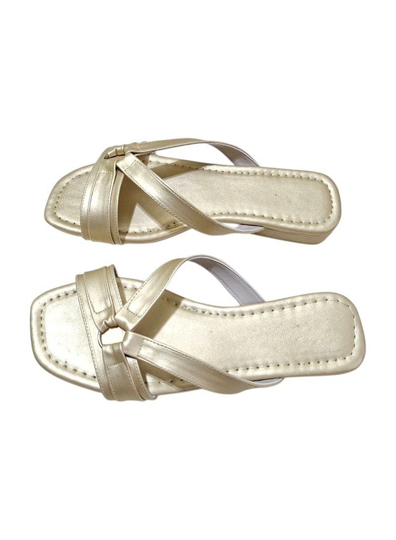 Karisma Flat Simple Design Strappy Slippers - Image 2