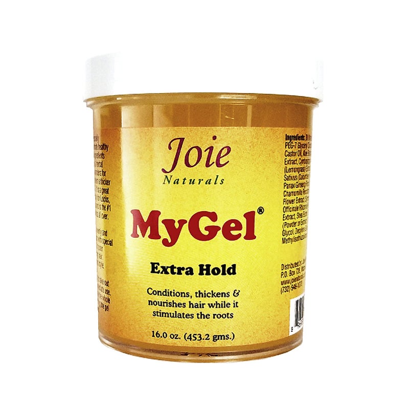Joie Naturals MyGel Extra Hold Hair Gel for Men Women Styling Gel for Curly Hair 16 Ounces