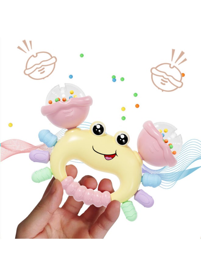 Generic Baby Rattle Toy Gnawing Animal Cartoon Shape Early Education 0-1 Years Old Newborn Baby Soothing Toy-Color:Double-headed Monkey  - Image 3