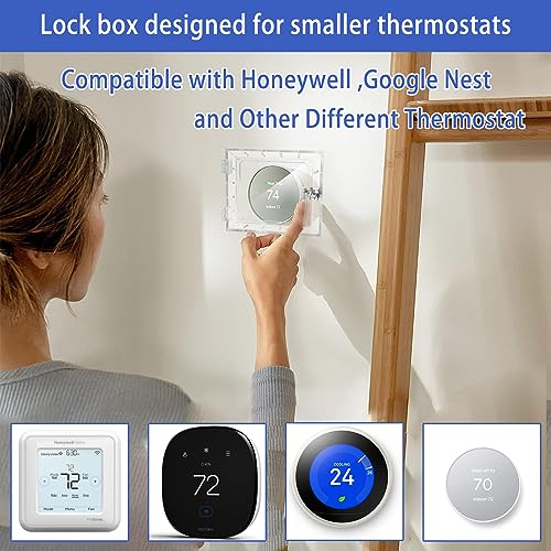 groword Thermostat Lock Box with Key - Universal Cover for Nest & All Types (4.72''*4.53''*1.97'' or Smaller) - Image 4
