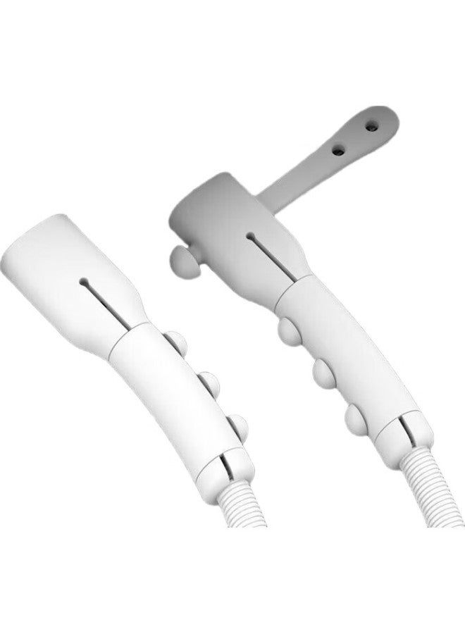 Dipple Dipu'Er Fourth Generation Android Data Cable Protector, Silicone Anti-Breakage Dust-Proof Wire Protector, Cable Wrap, Clip Connector Protector, Universal Usb, White - Image 3