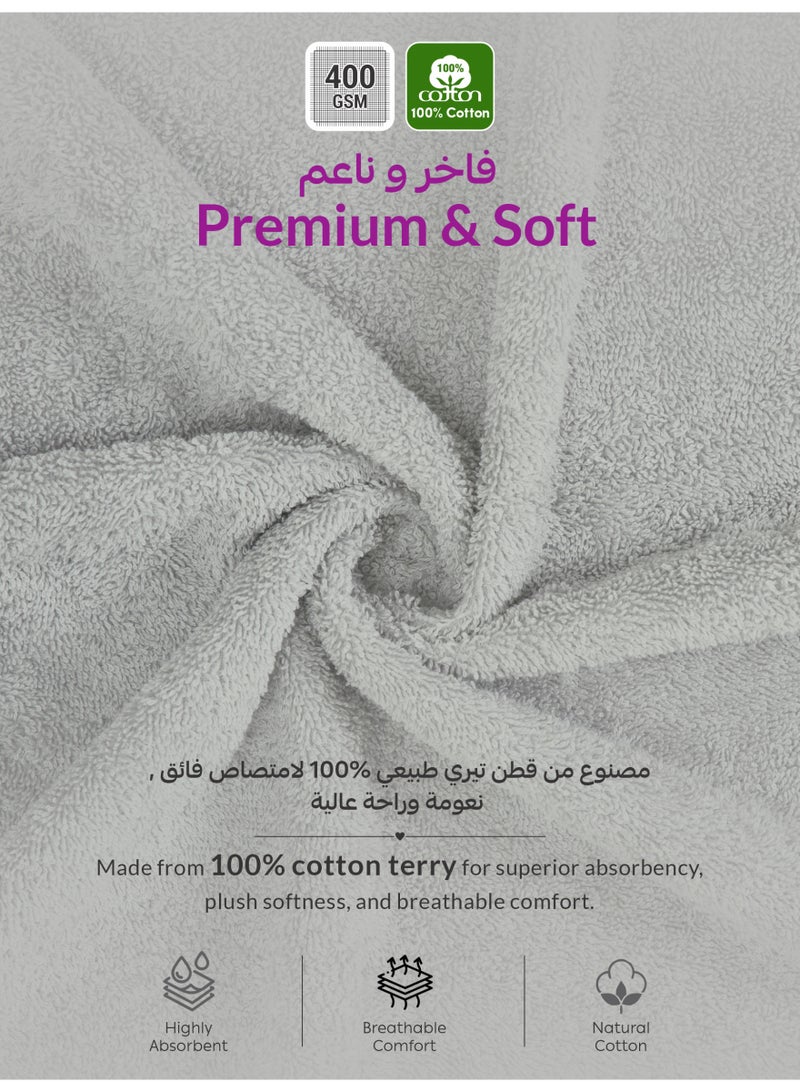 دوناتيلا روب استحمام 100% قطن للرجال والنساء، قطعة واحدة، مقاس M، 400 gsm، روب سبا بياقة شال، عالي الامتصاص، سريع الجفاف، مع حزام وجيوب. - Image 3
