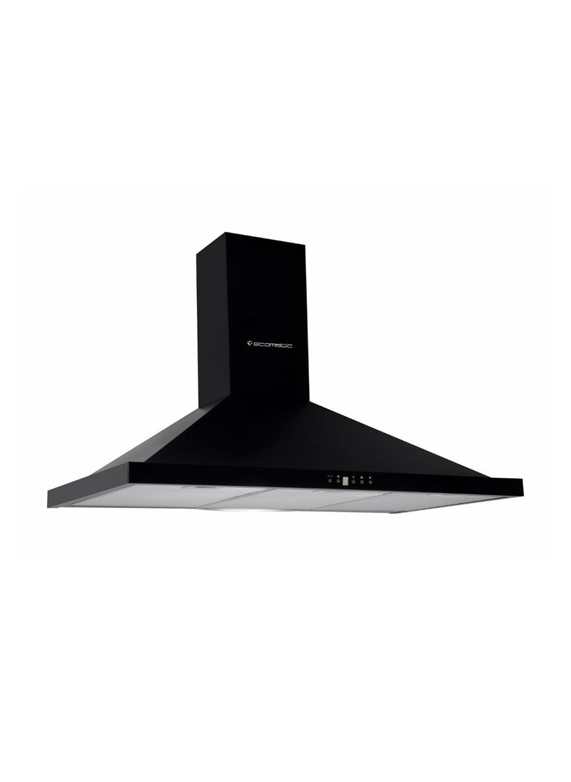 Ecomatic Built In Hood, 90 cm, Black - H910BKB suction power 1000 m3 Ecomatic 