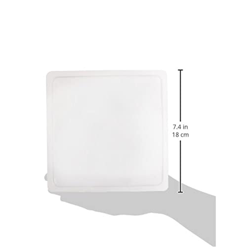 School Smart Plastic Paint Trays, 6-1/2 x 6-1/2 Inches, Pack of 10 - Image 3