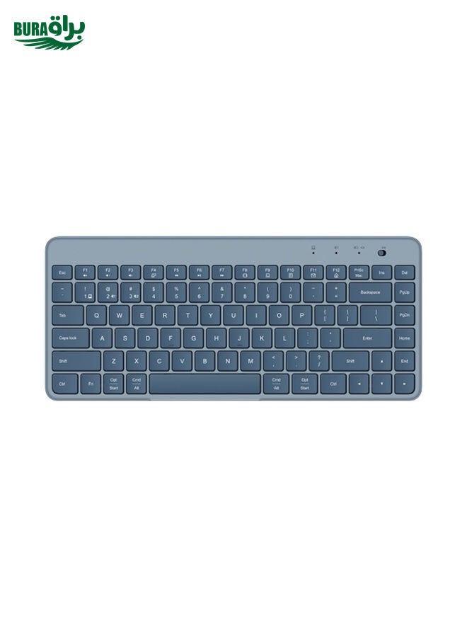 BURAQ Original Xiaomi XMBXJP01YM 85 Keys Portable Dual-mode Keyboard (Blue)  - Image 1