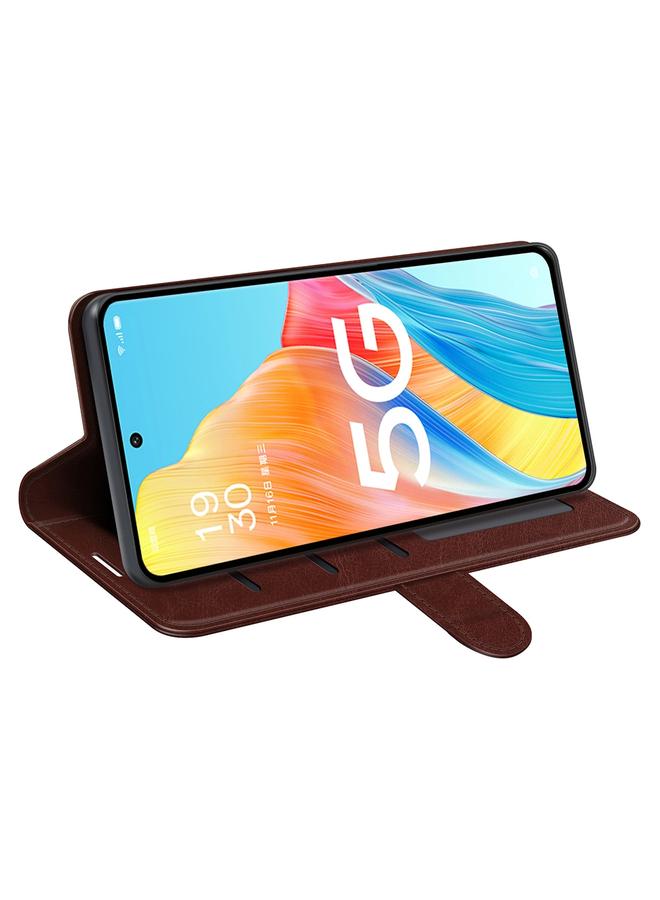 اس-توب جراب لهاتف OPPO A1 Pro 5G / Reno8 T 5G R64 جراب هاتف جلدي أفقي قابل للطي - Image 5