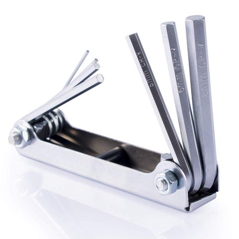 N M Z Folding Hex Key Set 8 Pieces