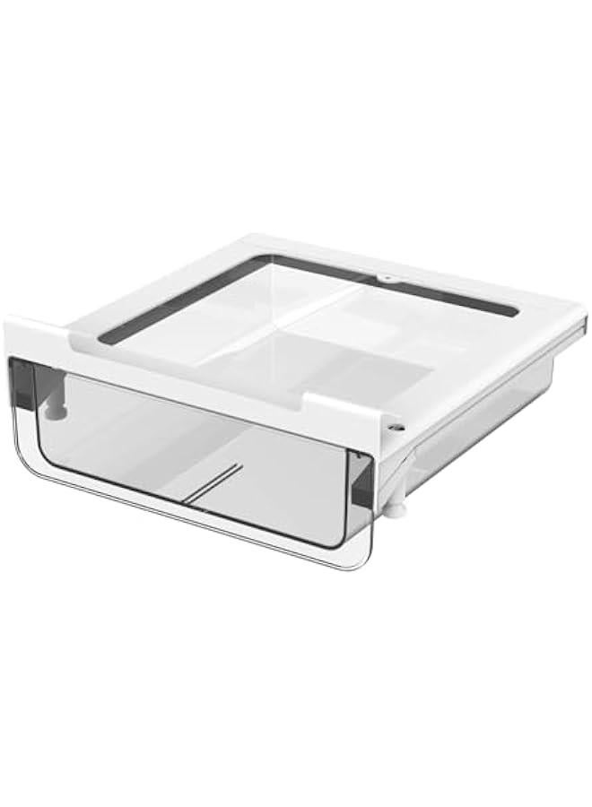 HOOKOR Under Shelf Drawer Pull Out Under Cabinet Spice Rack, Cupboard Storage Organizer Easy to Install, Durable Plastic Storage Organizer for Kitchen Pantry, Cabinet Accessories - Image 1