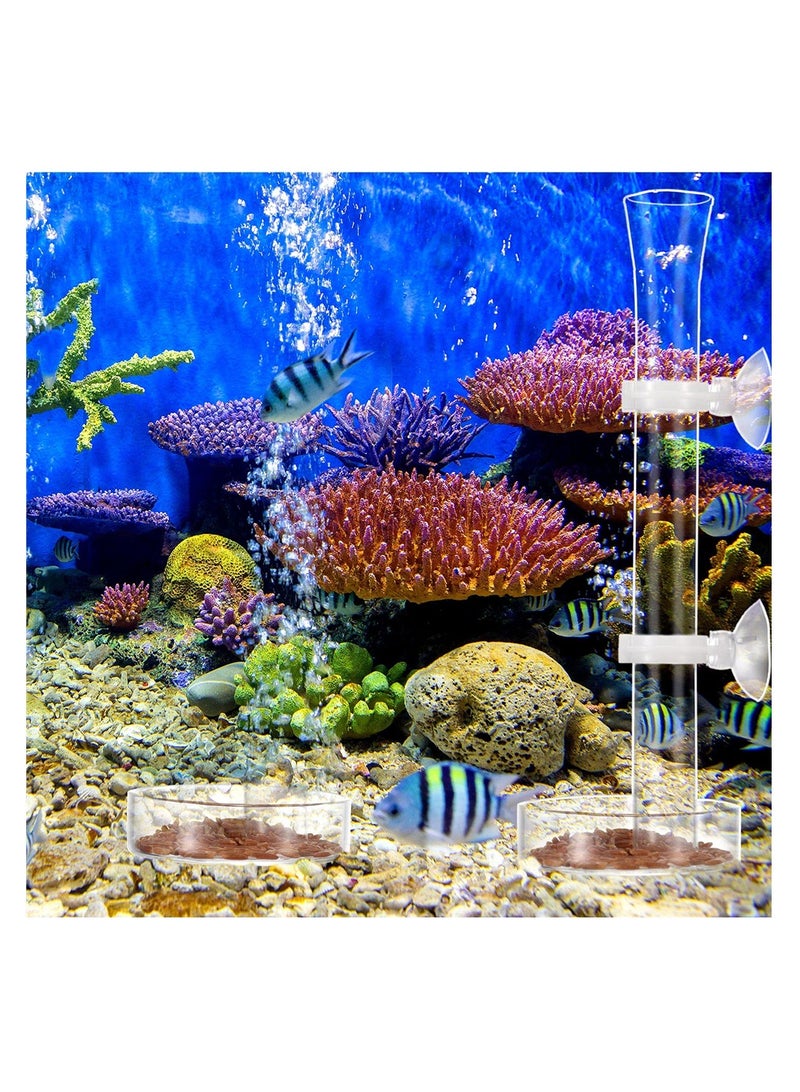 Excefore Shrimp Feeding Tube and Dish Set, 3pcs Include Glass Shrimp Feeding Tube Shrimp Feeder Tube and Bowl Fish Tank Feeding Feeder Kits - Image 2