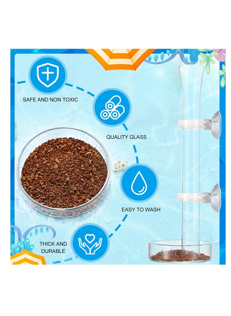 Excefore Shrimp Feeding Tube and Dish Set, 3pcs Include Glass Shrimp Feeding Tube Shrimp Feeder Tube and Bowl Fish Tank Feeding Feeder Kits - Image 4