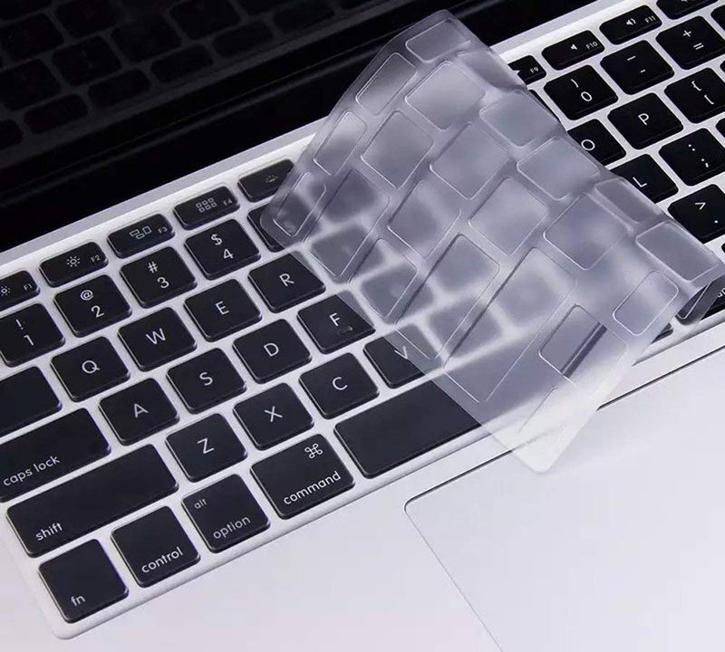 CaseBuy Ultra Thin Clear Keyboard Cover for Old MacBook Air 13 Inch A1466 A1369(Release 2010-2017) & MacBook Pro 13 Inch, MacBook Pro 15 Inch(2015 or Older Version, A1425 A1502 A1278 A1398), TPU - Image 1