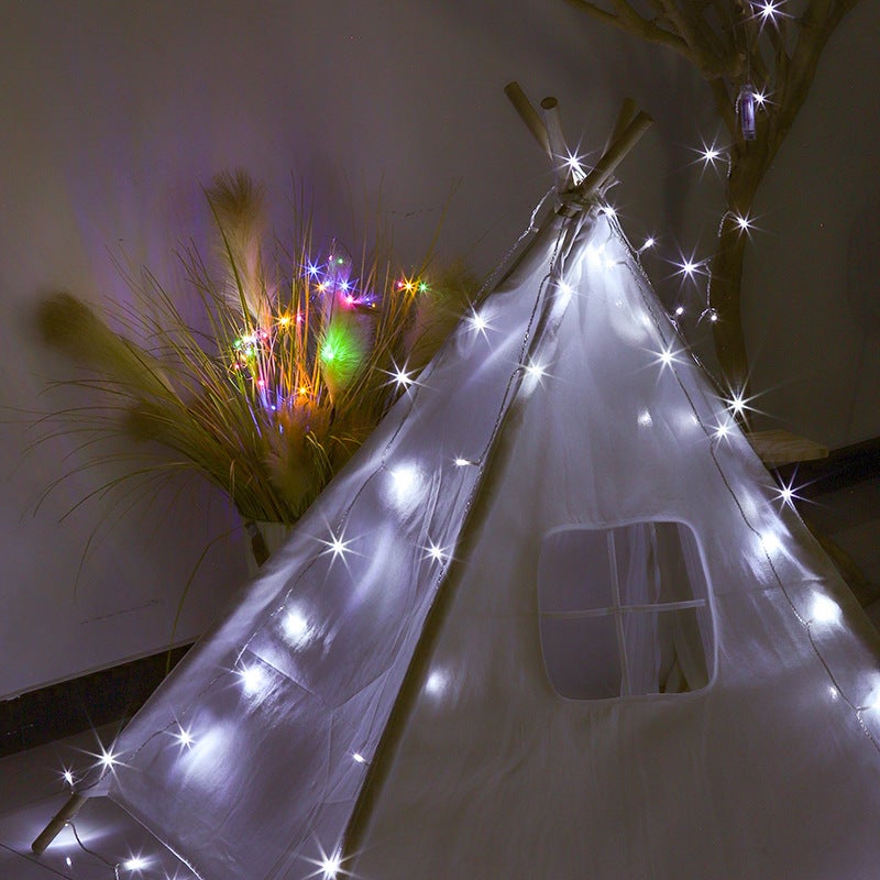 Led lights outdoor decorative lights courtyard layout lights string  decorative lights starry lights bare lights string lights - Image 5