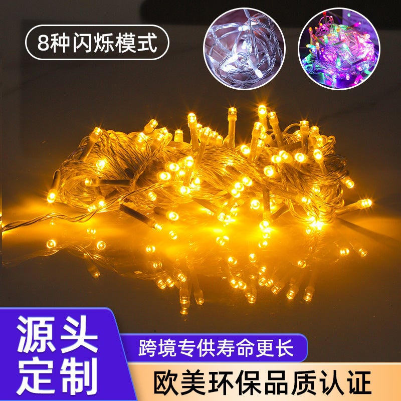 Led lights outdoor decorative lights courtyard layout lights string  decorative lights starry lights bare lights string lights - Image 2