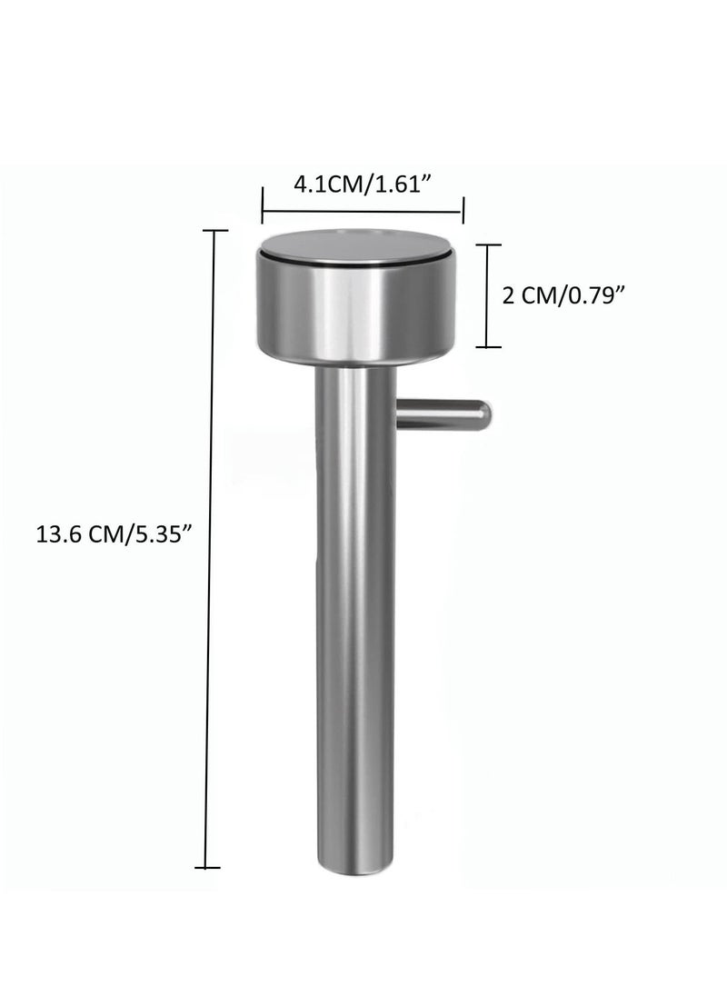 Generic - Stainless Steel Falafel Maker Scoop - Professional Meatball Portion Control Tool, Food Safe Non-Stick Mold for Frozen Falafel Mix, Silver Color, Ideal for Perfectly Shaped Falafel Balls. - Image 1
