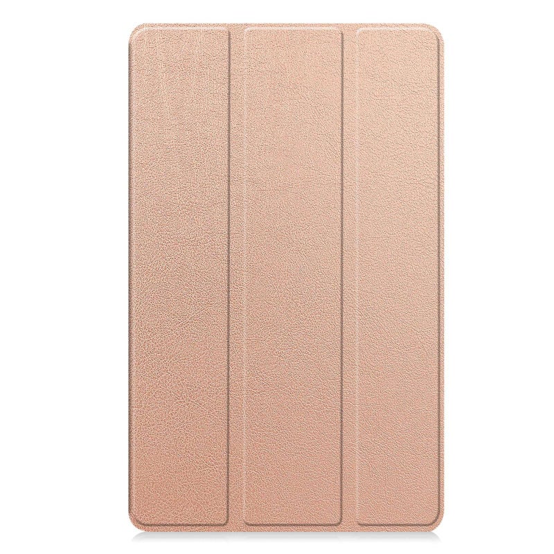 For Honor Pad X7 2025 Custer Texture 3-Fold Holder Leather Smart Tablet Case(Rose Gold) - Image 2