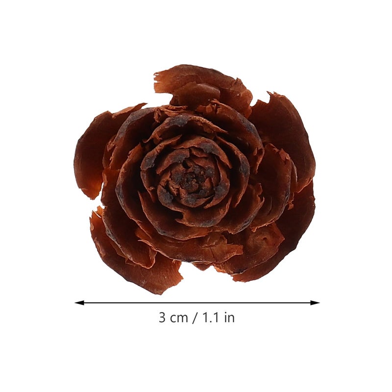 Natural Pine Cones Dried Flowers Set for Home Decor Crafts and Botanical Frame Decoration - Image 3