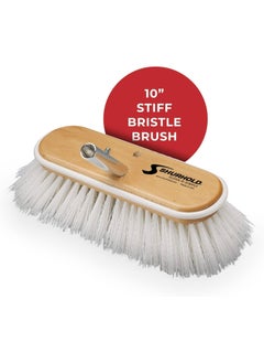 Shurhold Shurhold 10" Polypropylene Stiff Bristle Deck Brush  - Image 3