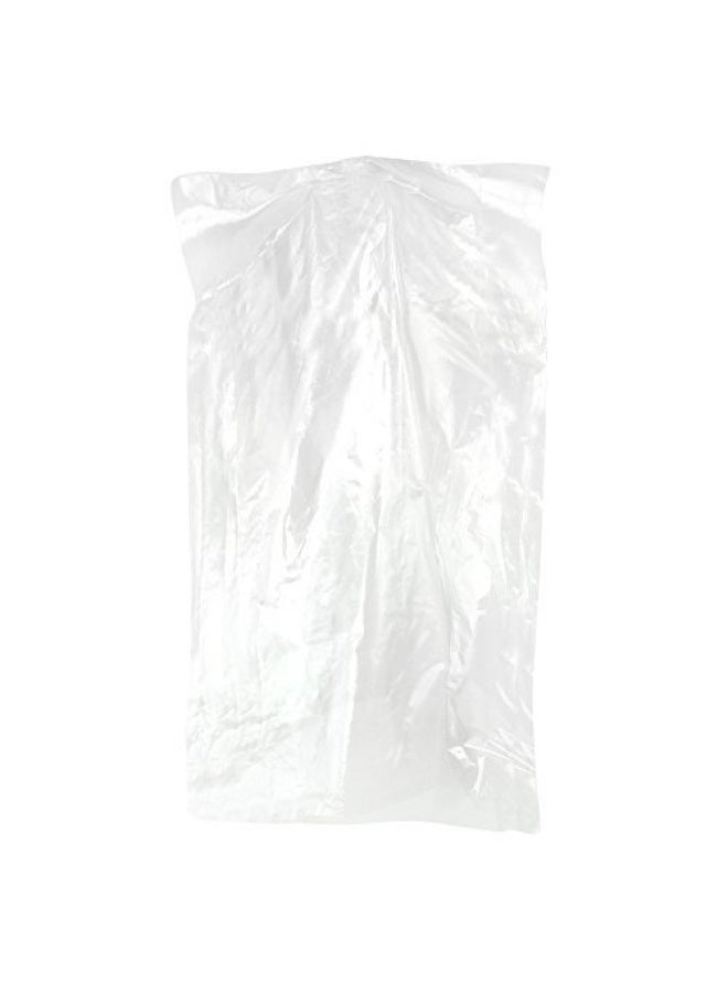 HANGERWORLD Hangerworld 20 Clear 38Inch Dry Cleaning Laundrette Polythylene Garment Clothes Cover Protector Bags - Image 1