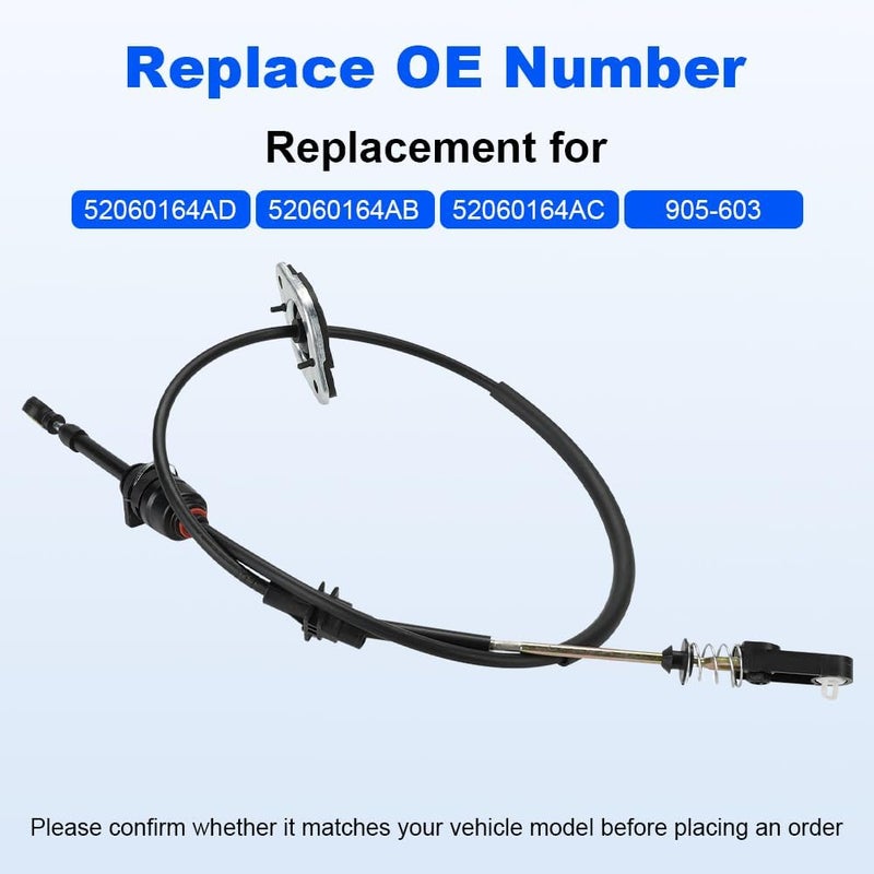 WMPHE Automatic Transmission Shift Cable for Jeep Wrangler 3.8L V6 (2007-2010) - Image 3