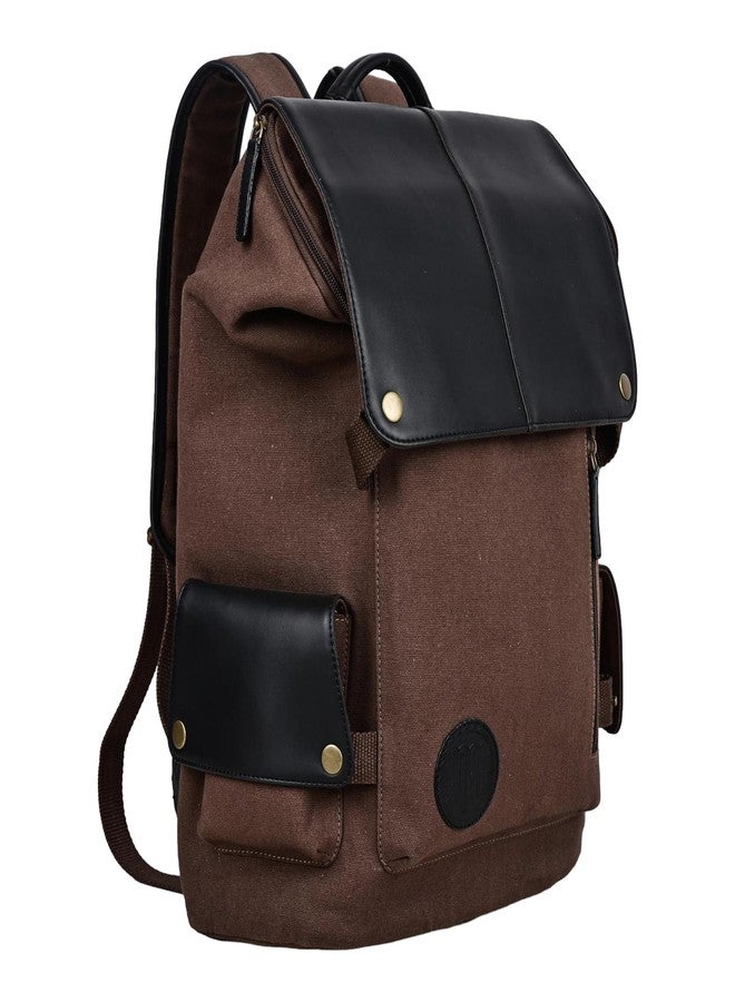Mona B Laptop Backpack for Men & Women with Up to 15" Laptop Compartment - 20L Capacity - Ideal for Office, College, School & Travel - Chocolate - Image 1
