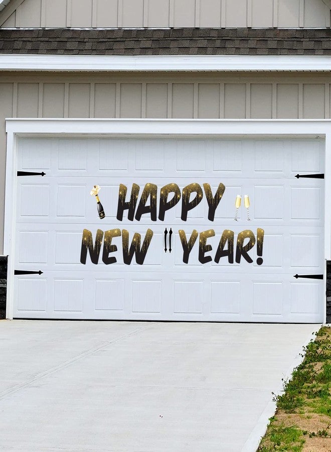 VictoryStore Happy New Year Garage Door Magnet Decorations, 16 Pieces, Indoor or Outdoor Winter Magnets - Image 2