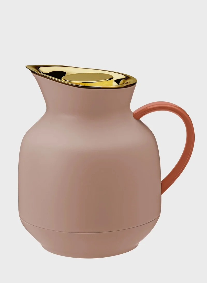 Stelton Amphora Vacuum Tea Jug Flask 1L - Soft Peach