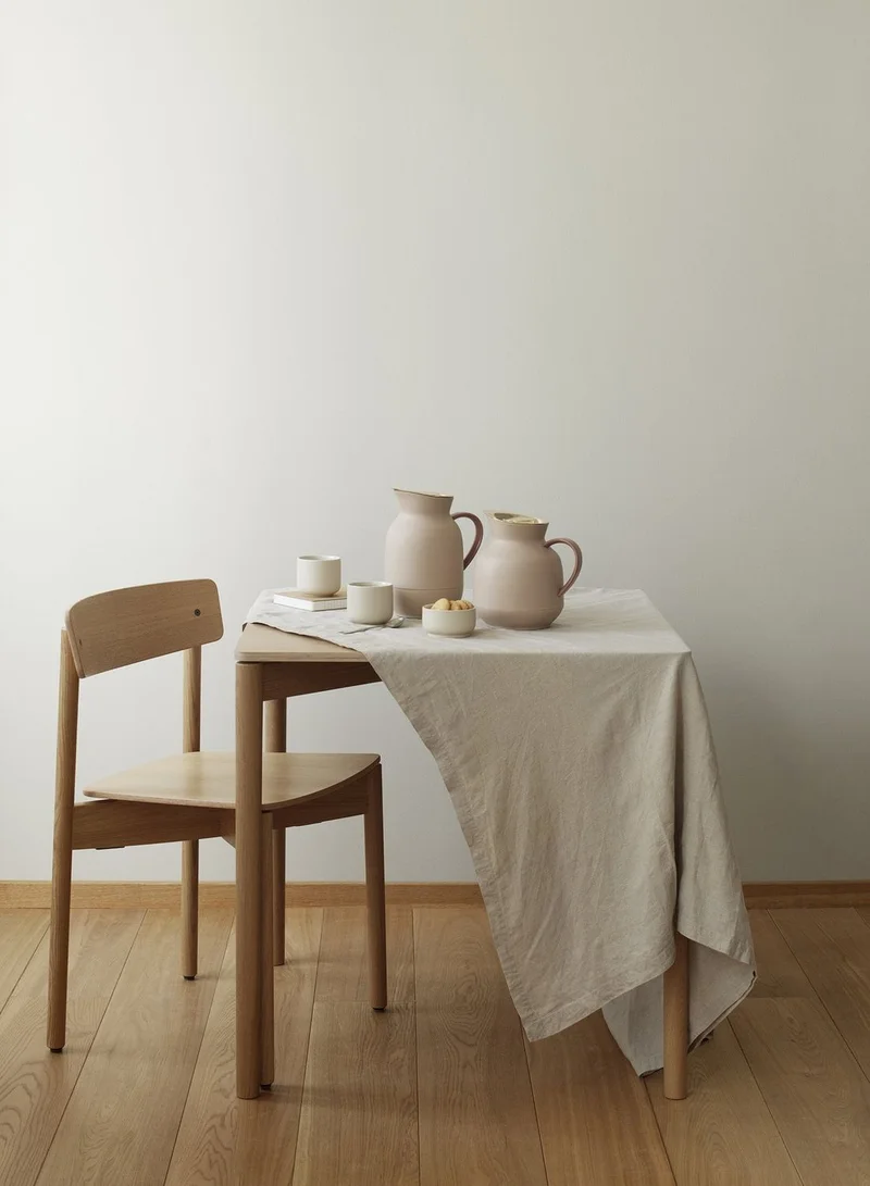 Stelton Amphora Vacuum Tea Jug Flask 1L - Soft Peach