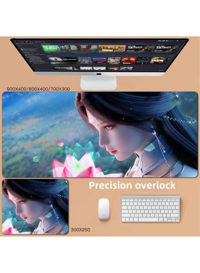 Perfect World Peripheral Mouse Pad Oversized Thickened Yunxi Shi Hao Liu Shen Non-slip Office Game Computer Desktop Pad