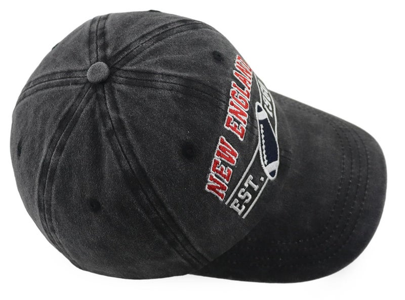 Terojnkl Embroidered City Football Hat for Men Women, Adjustable Unisex Cotton Fans Baseball Cap - Image 4