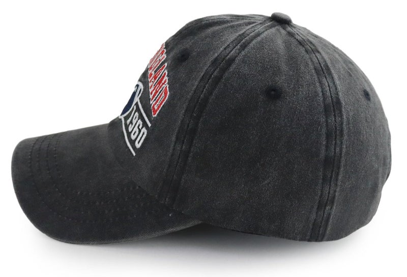 Terojnkl Embroidered City Football Hat for Men Women, Adjustable Unisex Cotton Fans Baseball Cap - Image 3