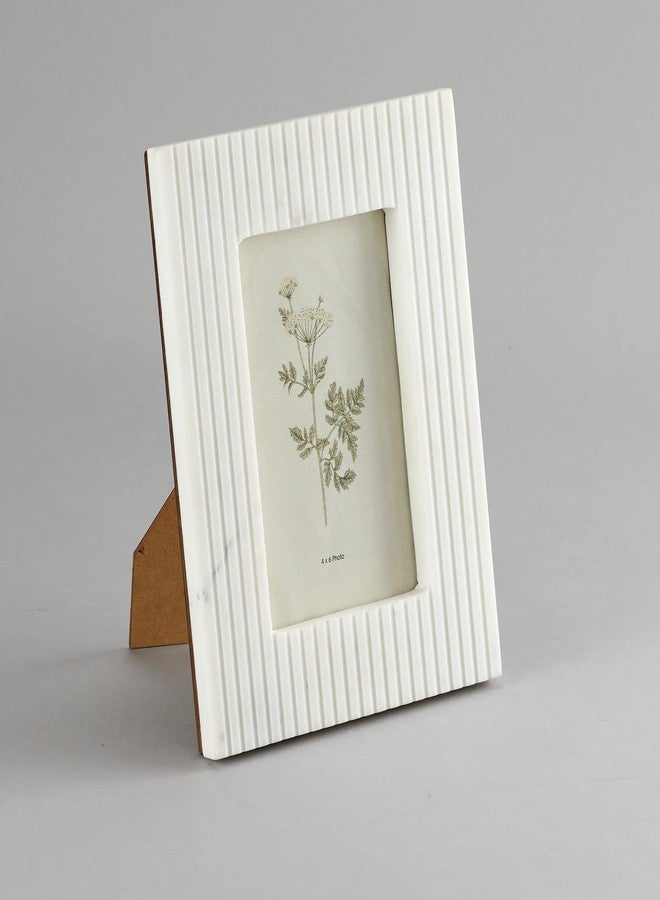 Stone Essential Mia Marble Photo Frame for Gift, Table and Couple Room Decoration (Photo Size 6x4 Inch) - Image 1