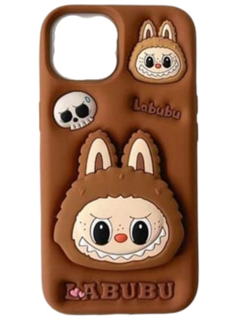 Back Cover for iPhone 12 Pro Max, Cute Squeezing Pressure Reducing Silicone Phone Case Standing Soft Rubber Silicone Case
