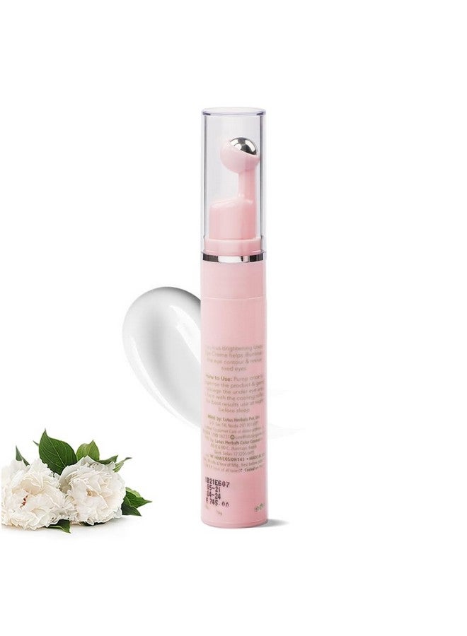 Lotus Organics+ Precious Brightening Under Eye Cream | With Cooling Massage Roller | Reduces Puffiness & Dark Circles | Preservative Free | Sulphate & Paraben Free | All Skin Types | 15G  - Image 2