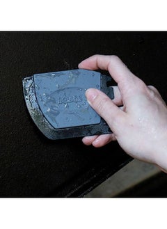 LODGE Silicone Deluxe Pan Scraper Grey and Black 0.3 x 6.46 x 4.7 Inch SCRAPERDX  - Image 2