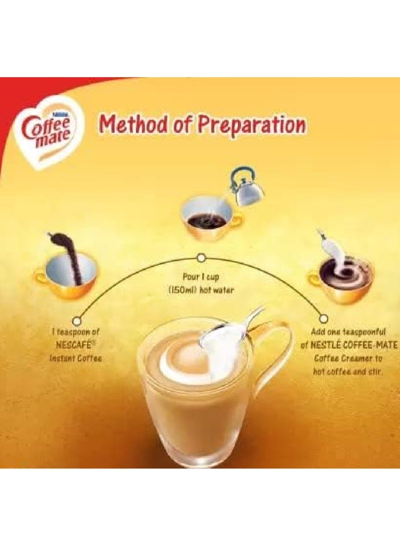 Coffee Mate Pack of 2 Coffee Creamer 0g Cholesterol - 400g + Nescafe Gold Rich Aroma and Smooth Taste - 95g  - Image 4