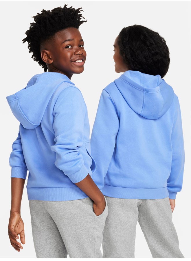 Nike Kids NSW Club Fleece Full-Zipper Hoodie  - Image 3