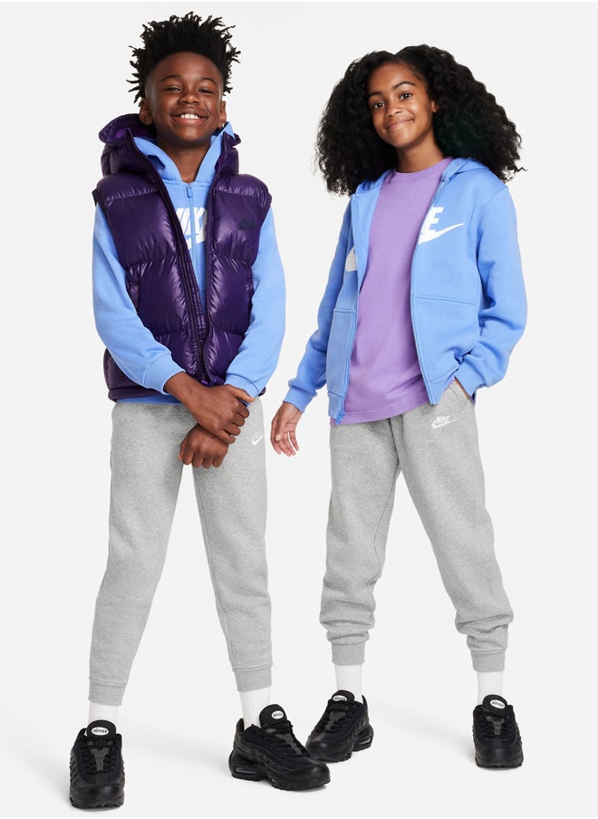 Nike Kids NSW Club Fleece Full-Zipper Hoodie  - Image 4