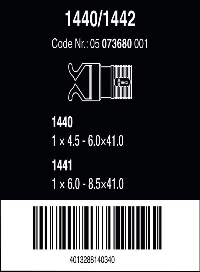 ويرا مجموعة ملقط البراغي 1440/1442 مع وظيفة التثبيت - Image 2