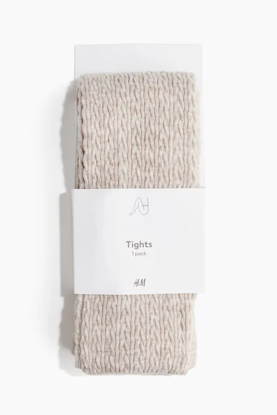 H&M Cable-Knit Tights
