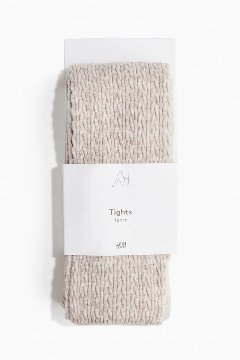 اتش اند ام Cable-Knit Tights