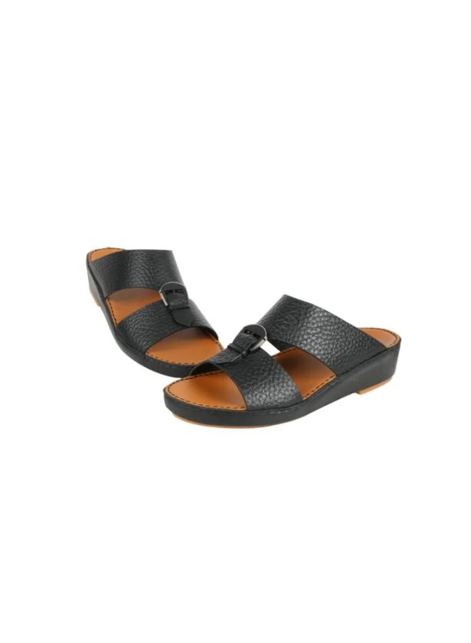 barjeel uno 008-3711 Barjeel Uno Mens Arabic Sandals BS 34 Black