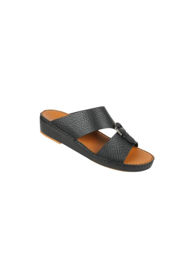 بارجيل أونو 008-3711 Barjeel Uno Mens Arabic Sandals BS 34 Black